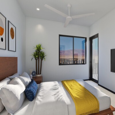 Bedroom at Sykline at Bliss & Oasis_1x1