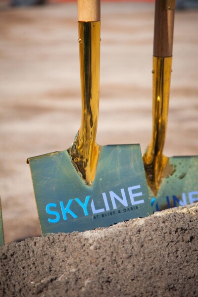 Shovels for Skyline Groundbreaking Event Designed by Cord Media