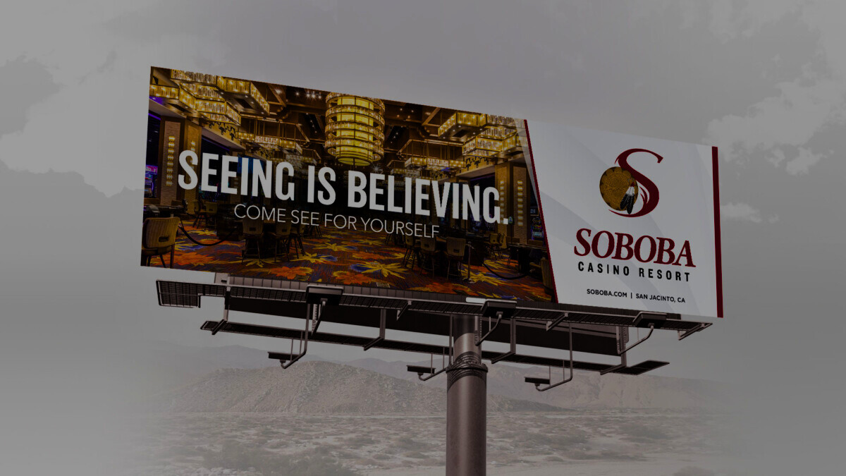 Soboba Casino Billboard