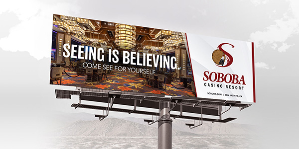 Soboba Casino Billboard