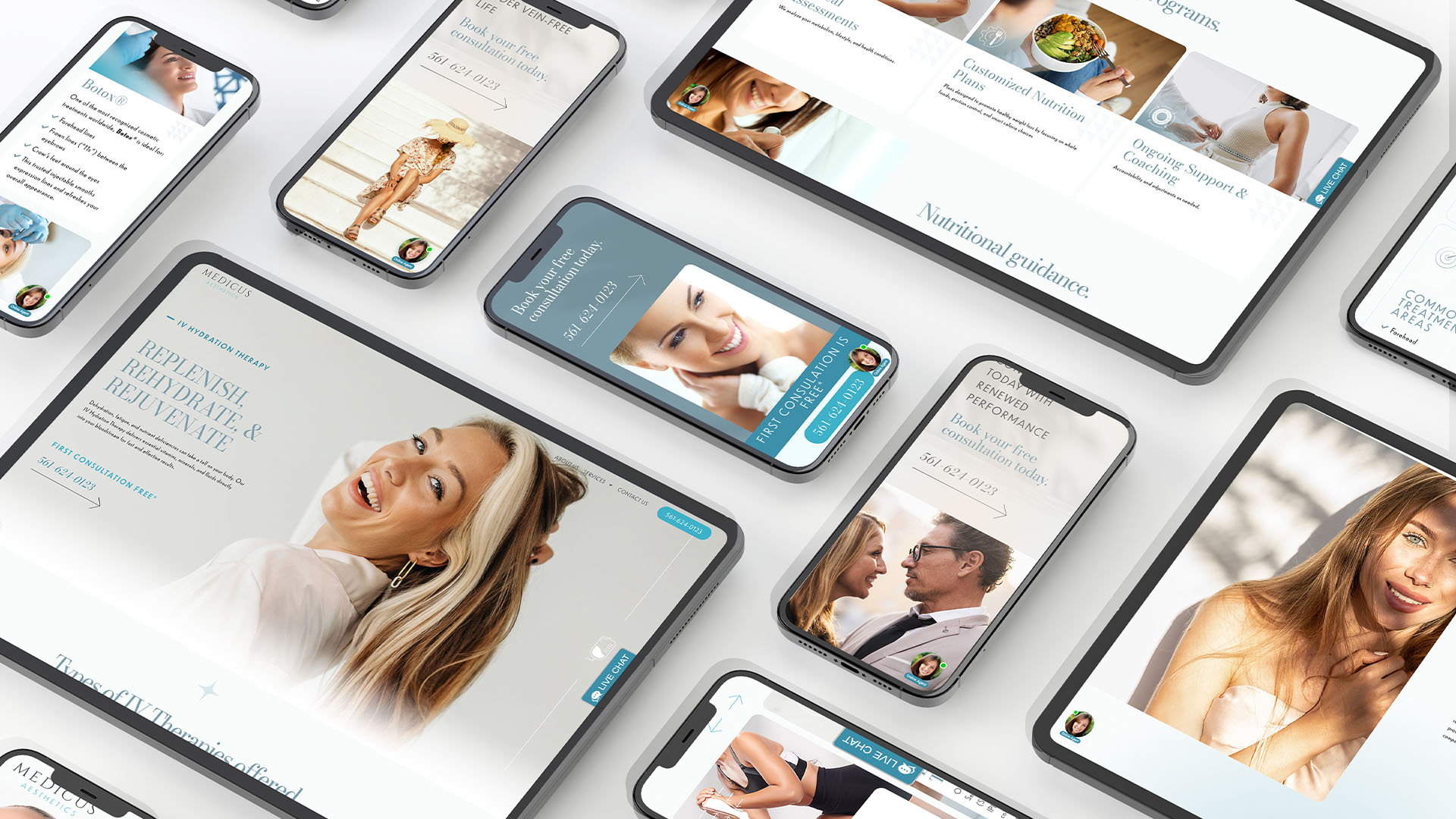 Medicus Aesthetics responsive website
