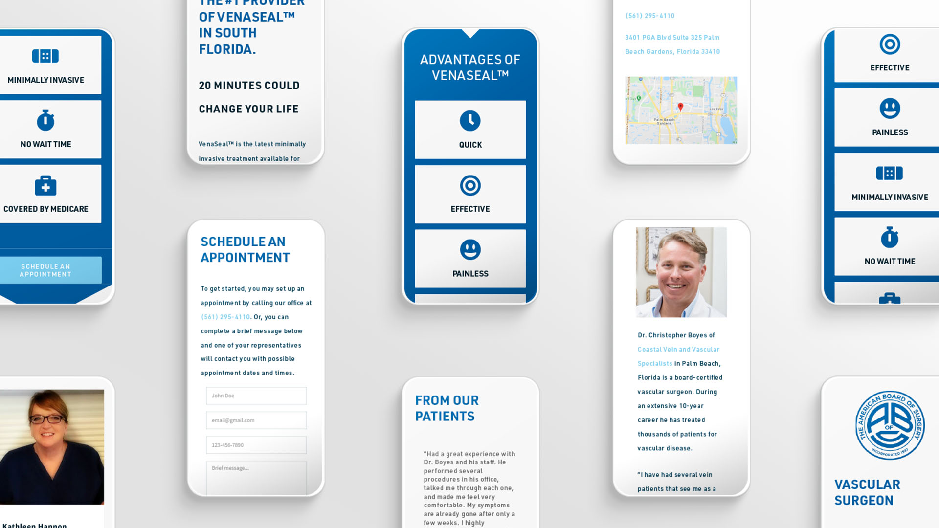 Coastal Vascular responsive website