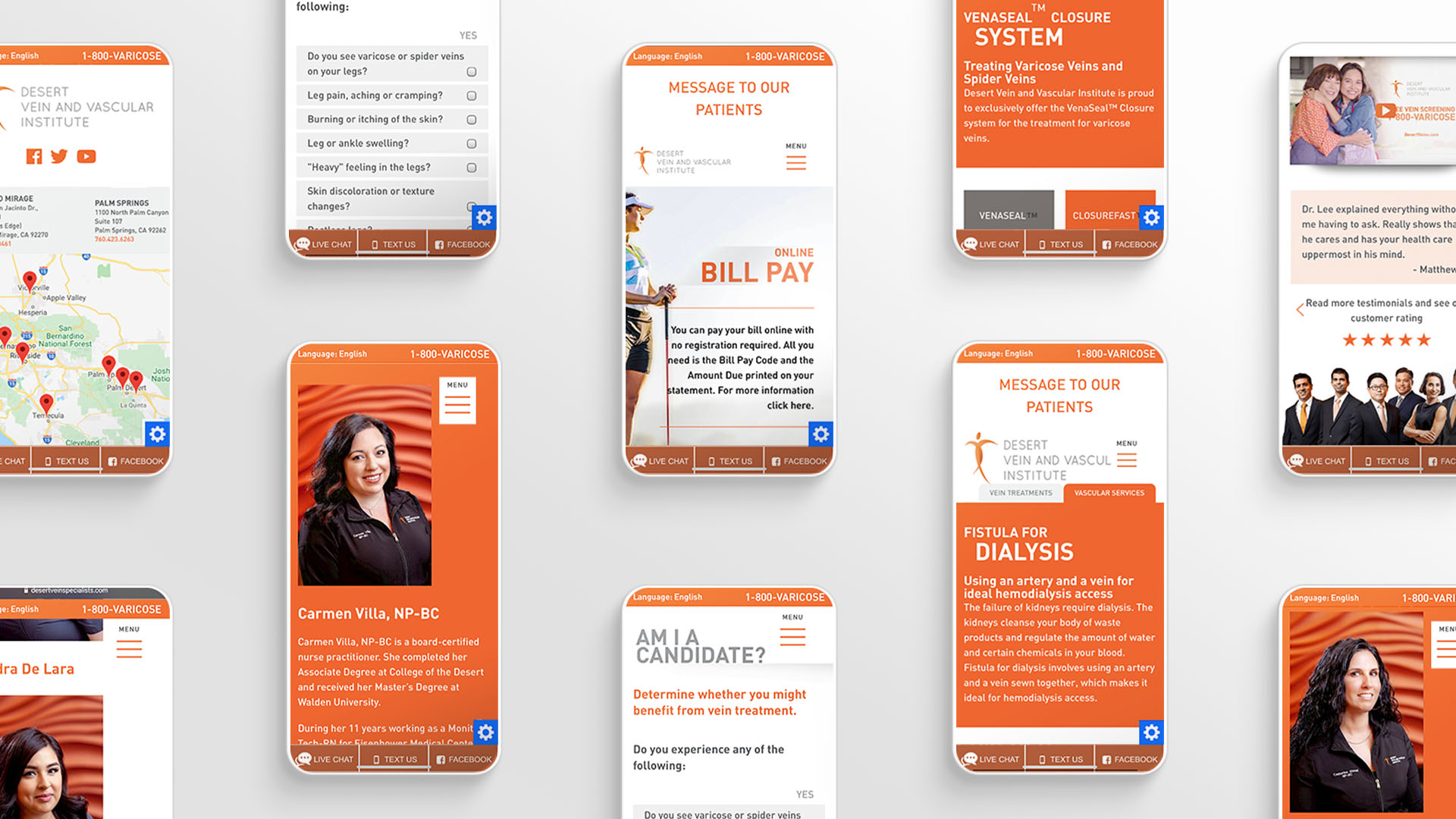 DVVI responsive website